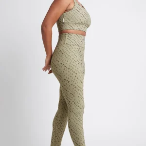 Shop Aje ATHLETICA Monogram High Rise 7/8 Legging 203 Sage/Forest Green