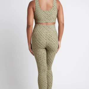 Shop Aje ATHLETICA Monogram High Rise 7/8 Legging 203 Sage/Forest Green