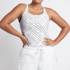 Best Aje ATHLETICA Monogram Logo Running Short 602 White/Forest Green