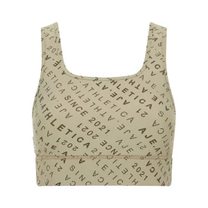 Clearance Aje ATHLETICA Monogram Sports Bra 311 Sage/Forest Green