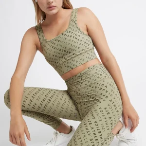 Clearance Aje ATHLETICA Monogram Sports Bra 311 Sage/Forest Green