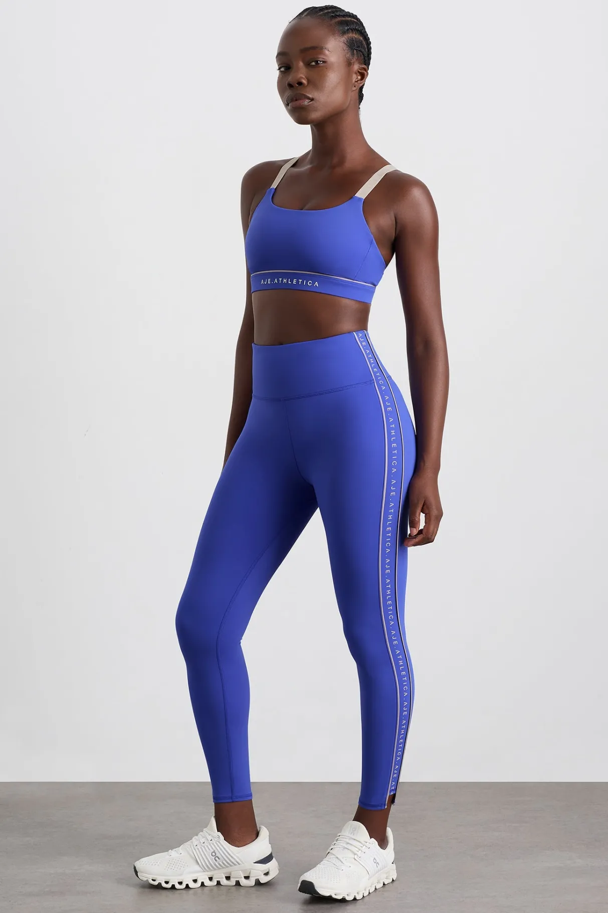notch_logo__legging__0.webp Cheap Aje ATHLETICA Notch Logo 7/8 Legging 240 Marine Blue Latte Beige