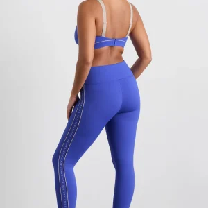 Cheap Aje ATHLETICA Notch Logo 7/8 Legging 240 Marine Blue Latte Beige