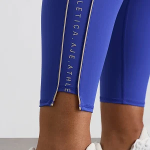 Cheap Aje ATHLETICA Notch Logo 7/8 Legging 240 Marine Blue Latte Beige