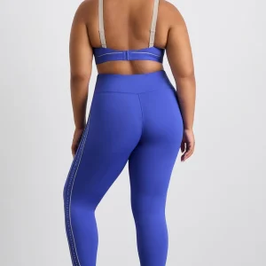Cheap Aje ATHLETICA Notch Logo 7/8 Legging 240 Marine Blue Latte Beige