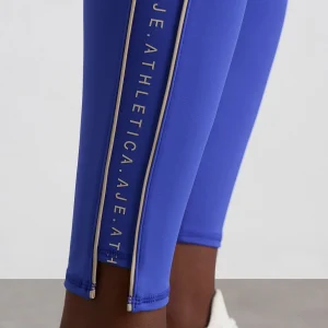 Cheap Aje ATHLETICA Notch Logo 7/8 Legging 240 Marine Blue Latte Beige