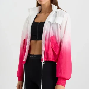 Store Aje ATHLETICA Ombre Hooded Spray Jacket 716 Ombre Pink