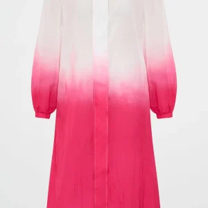 Best Sale Aje ATHLETICA Ombre Hooded Trench 783 Ombre Pink