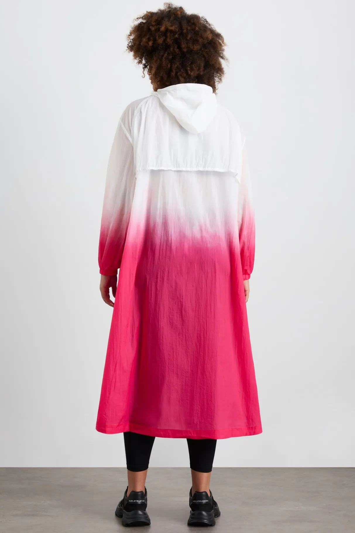 ombre_hooded_trench__13.webp Best Sale Aje ATHLETICA Ombre Hooded Trench 783 Ombre Pink