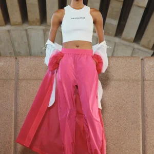 Best Sale Aje ATHLETICA Ombre Hooded Trench 783 Ombre Pink