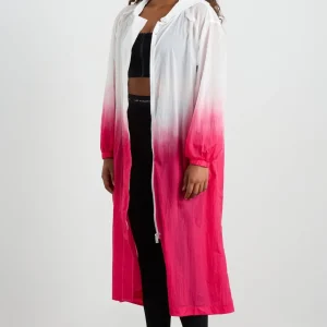 Best Sale Aje ATHLETICA Ombre Hooded Trench 783 Ombre Pink