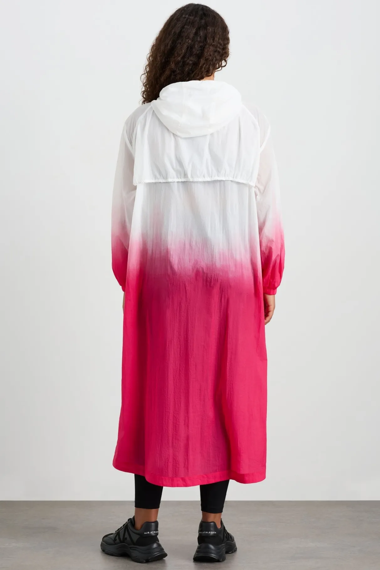 ombre_hooded_trench__9.webp Best Sale Aje ATHLETICA Ombre Hooded Trench 783 Ombre Pink