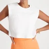 Cheap Aje ATHLETICA Ottoman Crop Tank 106 White