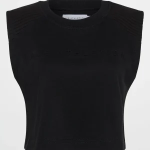 Sale Aje ATHLETICA Ottoman Crop Tank 106 Black