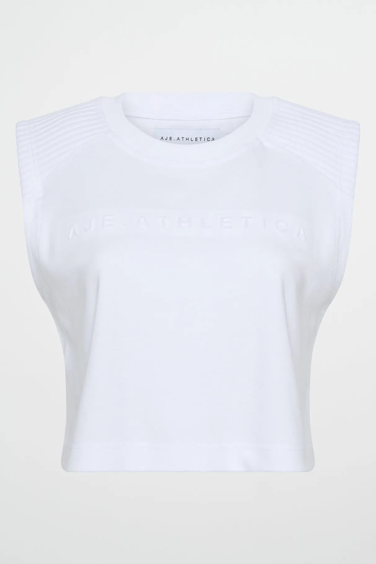 ottoman_crop_tank__1.webp Cheap Aje ATHLETICA Ottoman Crop Tank 106 White