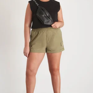 Sale Aje ATHLETICA Ottoman Crop Tank 106 Black