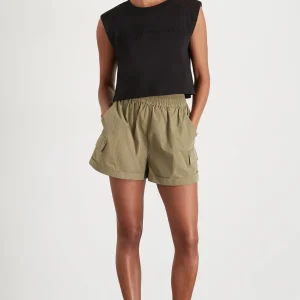 Sale Aje ATHLETICA Ottoman Crop Tank 106 Black