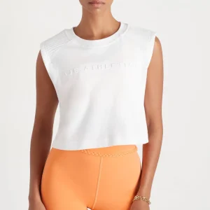 Cheap Aje ATHLETICA Ottoman Crop Tank 106 White