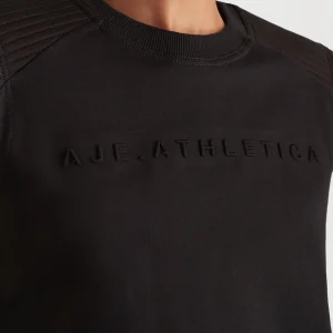 Sale Aje ATHLETICA Ottoman Crop Tank 106 Black