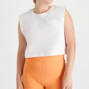 Cheap Aje ATHLETICA Ottoman Crop Tank 106 White