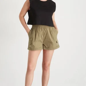 Sale Aje ATHLETICA Ottoman Crop Tank 106 Black