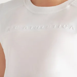 Cheap Aje ATHLETICA Ottoman Crop Tank 106 White