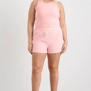 Hot Aje ATHLETICA Ottoman Rib Tank 135 Millenial Pink
