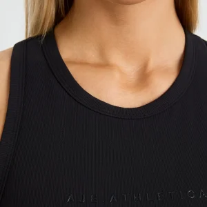 Best Aje ATHLETICA Ottoman Rib Tank 135 Black