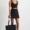 Cheap Aje ATHLETICA Ottoman Scuba Skirt 627 Black