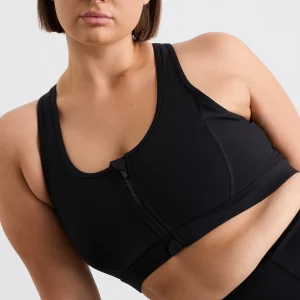 Store Aje ATHLETICA Ottoman Zip Front Bra 329 Black