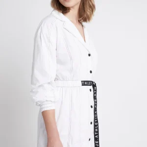 Fashion Aje ATHLETICA Oversized Belted Mini Dress 803 White/Black