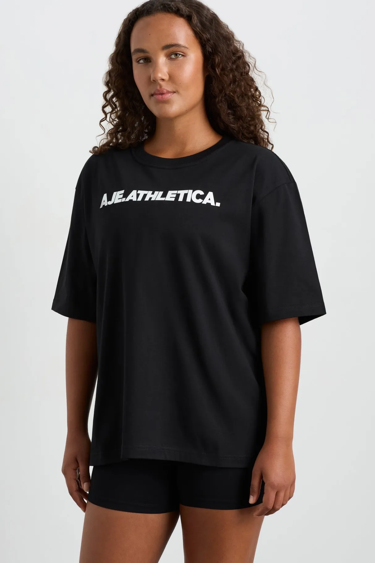 oversized_bold_logo_tee__5.webp Clearance Aje ATHLETICA Oversized Bold Logo Tee 102 Black/White