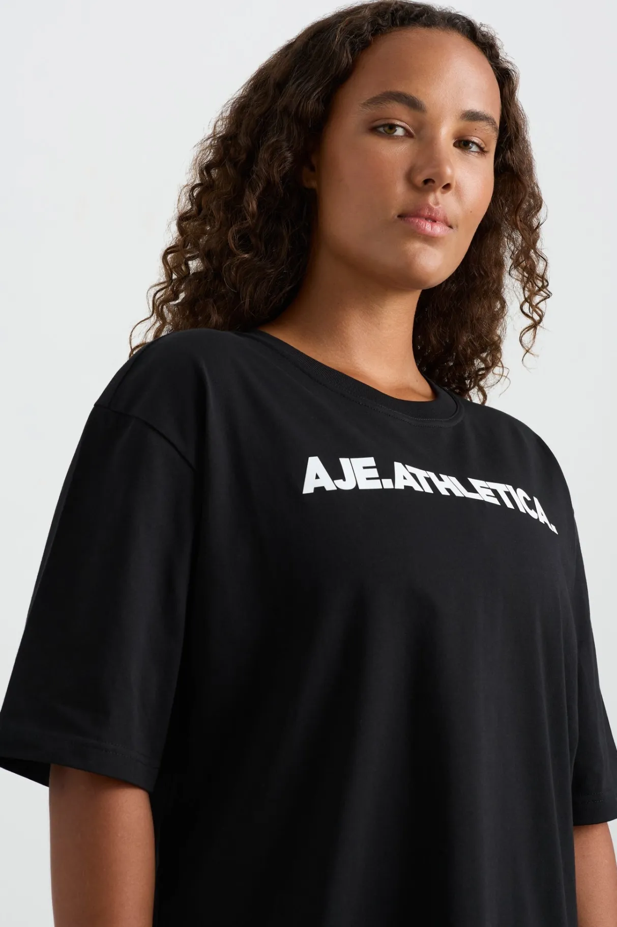 oversized_bold_logo_tee__7.webp Clearance Aje ATHLETICA Oversized Bold Logo Tee 102 Black/White