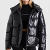 Fashion Aje ATHLETICA Oversized Puffer Jacket 763 Black