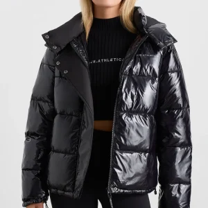 Fashion Aje ATHLETICA Oversized Puffer Jacket 763 Black