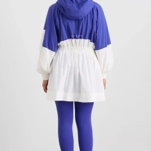 Hot Aje ATHLETICA Oversized Spray Jacket 803 Electric Blue / White