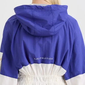 Hot Aje ATHLETICA Oversized Spray Jacket 803 Electric Blue / White