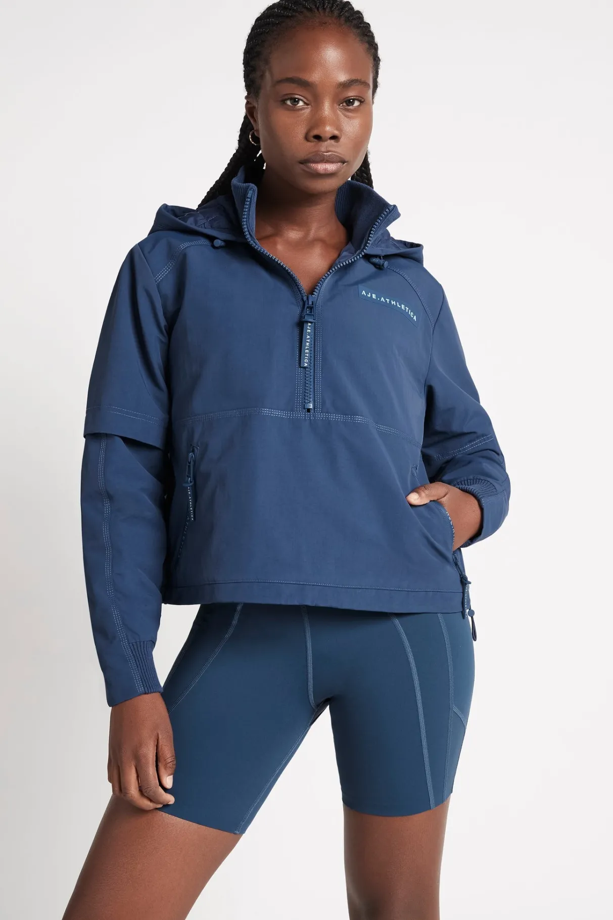 padded_jacket__0.webp Best Sale Aje ATHLETICA Padded Jacket 719 Midnight Blue/Steel Blue