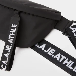 Cheap Aje ATHLETICA Padded Logo Bum Bag 933 Black