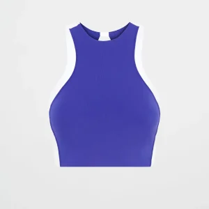 Hot Aje ATHLETICA Panel Crop Top 336 Electric Blue