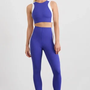 Hot Aje ATHLETICA Panel Crop Top 336 Electric Blue