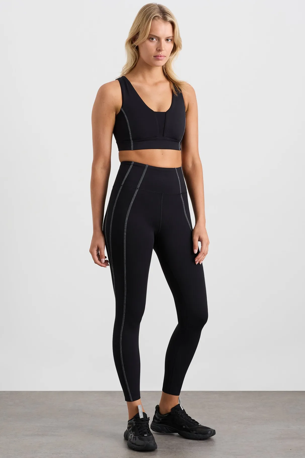 panel_leggings__0.webp Best Sale Aje ATHLETICA 7/8 Panel Leggings 243 Black