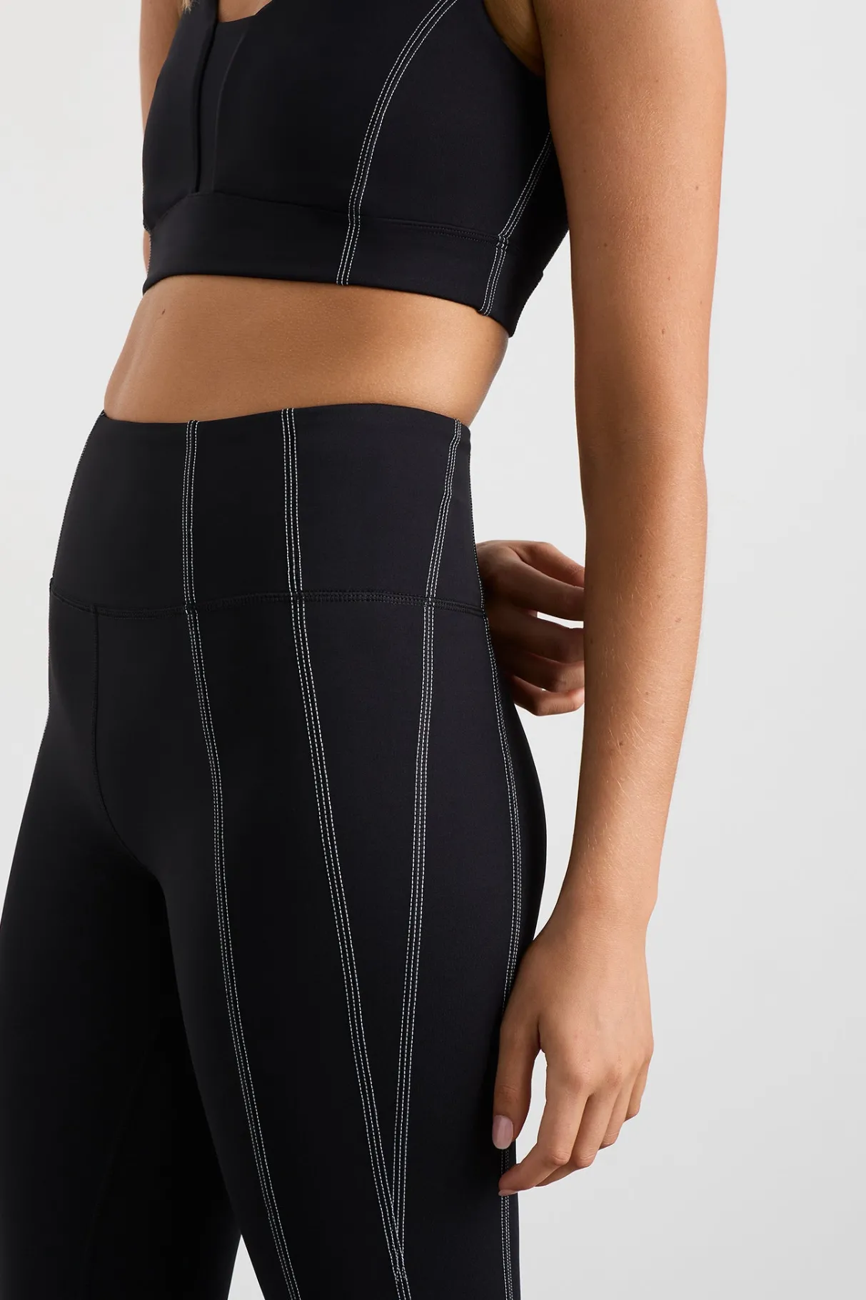panel_leggings__3.webp Best Sale Aje ATHLETICA 7/8 Panel Leggings 243 Black