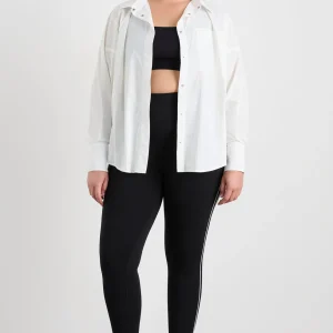 Store Aje ATHLETICA Panel Mesh Shirt 406 Coconut White
