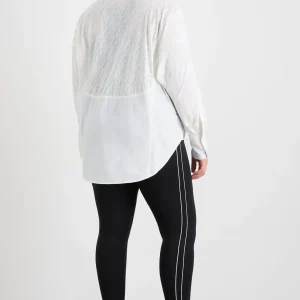 Store Aje ATHLETICA Panel Mesh Shirt 406 Coconut White