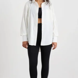 Store Aje ATHLETICA Panel Mesh Shirt 406 Coconut White