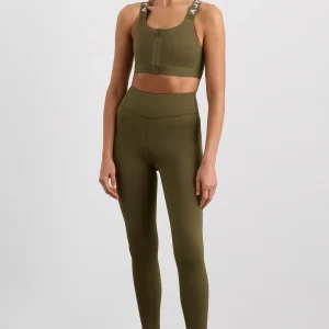 Sale Aje ATHLETICA Panelled 7/8 Legging 236 Deep Khaki