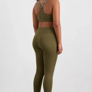 Sale Aje ATHLETICA Panelled 7/8 Legging 236 Deep Khaki