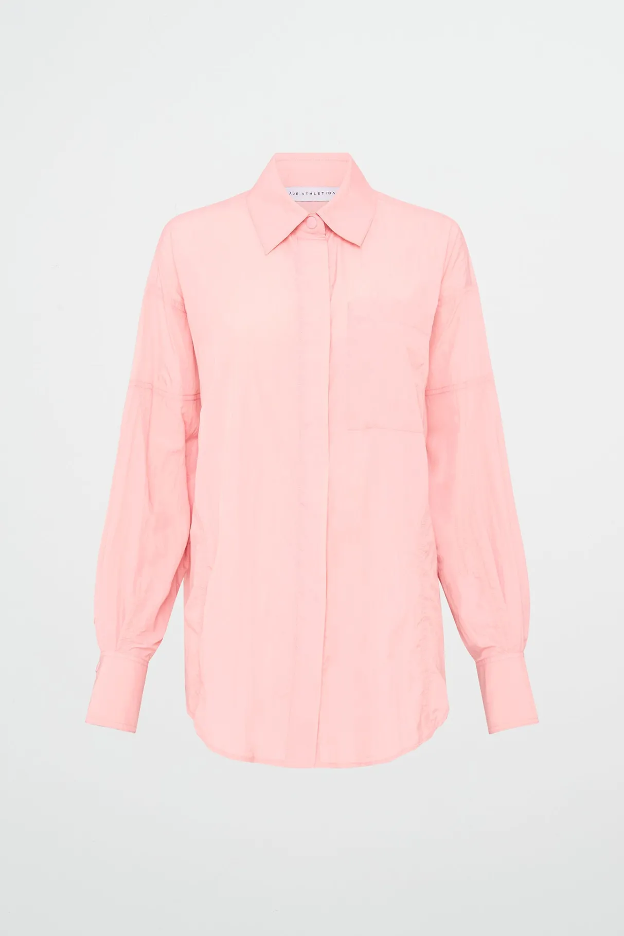 panelled_batwing_shirt__1.webp Shop Aje ATHLETICA Panelled Batwing Shirt 406 Millennial Pink