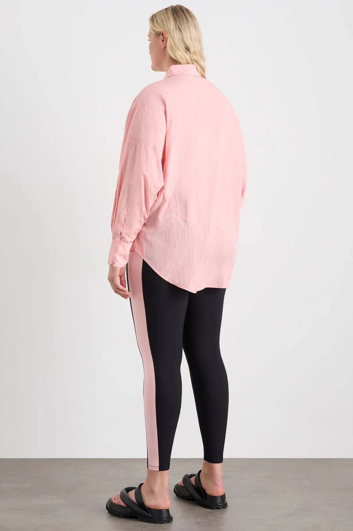 panelled_batwing_shirt__12.webp Shop Aje ATHLETICA Panelled Batwing Shirt 406 Millennial Pink